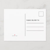 引っ越しました書手書きアドレス 案内ポストカード (裏面)