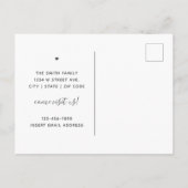 引っ越しました来のアドレスの変更 案内ポストカード (裏面)