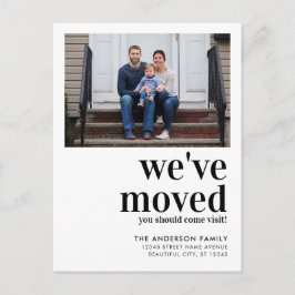 引っ越しました来の新しいアドレスへのアクセス写真の移動 案内ポストカード