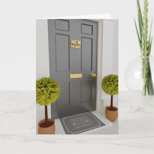 引っ越しました案内応答カードの変更 案内状 (正面)