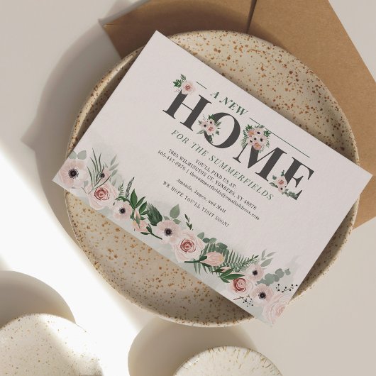 引っ越しました植物フローラの移動告知