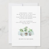 引っ越しました植物性の新しいルーツ移動 案内状 (裏面)