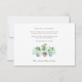 引っ越しました植物性の新しいルーツ移動 案内状 (裏面)