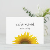 引っ越しました植物性ひまわり移動 案内状 (スタンド正面)