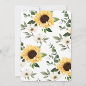 引っ越しました水彩ひまわりリース白木 案内状 (裏面)