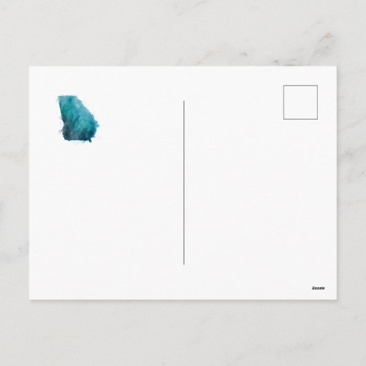 引っ越しました水彩ジョージア移動発表 シーズンポストカード (裏面)