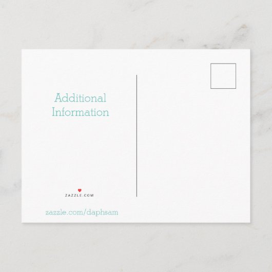 引っ越しました水彩スイカ飲料 案内ポストカード (裏面)