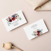 引っ越しました水彩フローラ移動 ノートカード