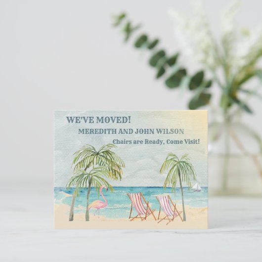 引っ越しました水彩海ビーチクラシック移動 案内状 (スタンド正面)