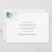 引っ越しました水彩瑪瑙の動き発表 案内状 (裏面)