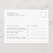 引っ越しました水彩鉢植えの移動アドレス 案内ポストカード (裏面)