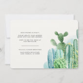 引っ越しました水色のサボテンの移動発表 案内状 (裏面)