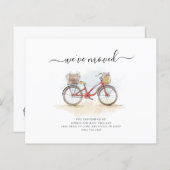 引っ越しました水色スクリプトの移動告知 (正面/裏面)