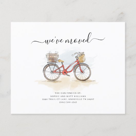 引っ越しました水色スクリプトの移動告知 (正面)