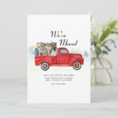 引っ越しました水色トラックの移動発表 案内状 (スタンド正面)