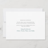 引っ越しました沿岸パームツリーニューイヤー移動 案内状 (裏面)