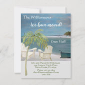 引っ越しました海ビーチ予算の移動 案内状 (正面)