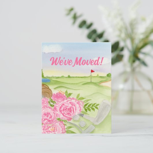 引っ越しました牡丹オンゴルフコース ポストカード (スタンド正面)