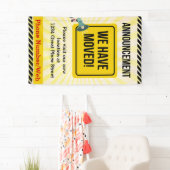 引っ越しました発カスタム表移動業 横断幕 (インサイチュ)