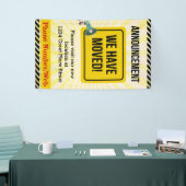 引っ越しました発カスタム表移動業 横断幕 (トレードショー)