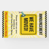 引っ越しました発カスタム表移動業 横断幕 (横)