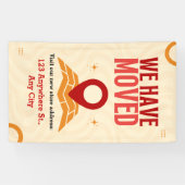 引っ越しました発カスタム表移動業 横断幕 (横)