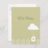 引っ越しました発表カード 案内ポストカード (正面/裏面)