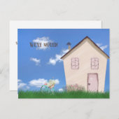 引っ越しました発表 ポストカード (正面/裏面)