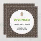 引っ越しました発表 案内状 (正面/裏面)