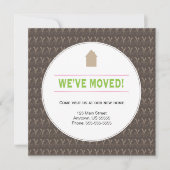 引っ越しました発表 案内状 (正面)