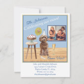 引っ越しました祝撮影予算 案内状 (正面)