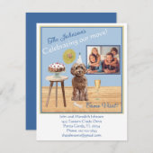 引っ越しました祝撮影予算 案内状 (正面/裏面)