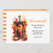 引っ越しました秋秋パンプキンズドア 案内状 (正面/裏面)