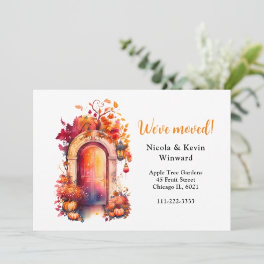 引っ越しました秋秋パンプキンズドア 案内状 (スタンド正面)