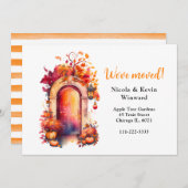 引っ越しました秋秋パンプキンズドア 案内状 (正面/裏面)