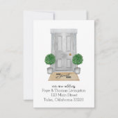 引っ越しました移動案内グレードア 招待状 (正面)