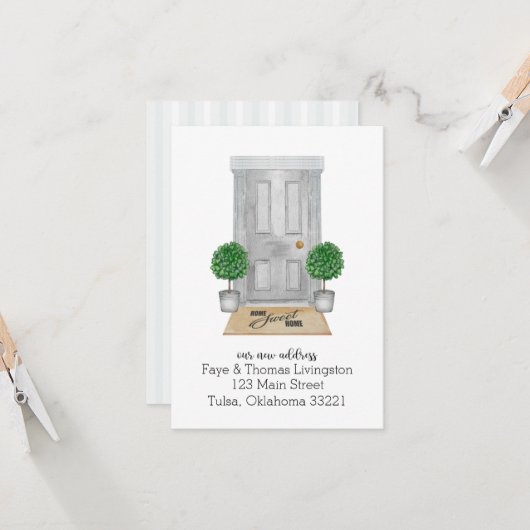 引っ越しました移動案内グレードア 招待状 (正面/裏面インサイチュ)