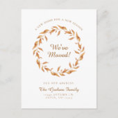 引っ越しました紅葉感謝祭の動き 案内ポストカード (正面)