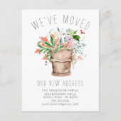 引っ越しました素朴フローラ移動のお知らせ 案内ポストカード (正面)