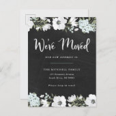 引っ越しました素朴フローラ|引っ越し案内 インビテーションポストカード (正面/裏面)