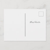 引っ越しました素朴フローラ|引っ越し案内 インビテーションポストカード (裏面)