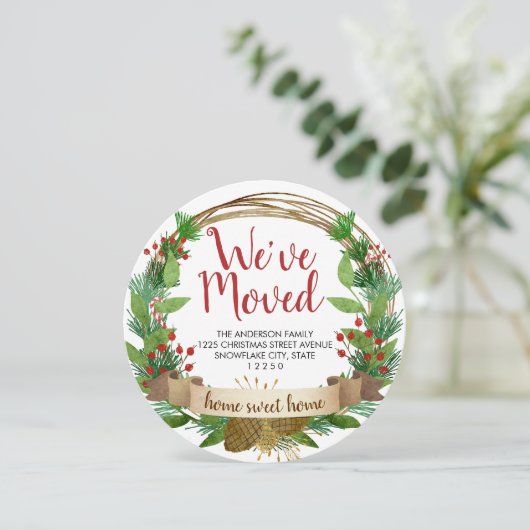 引っ越しました素朴リースホリデームービング 案内状 (スタンド正面)