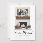 引っ越しました素朴秋ファームハウスフィレックスムービング 案内状 (正面)