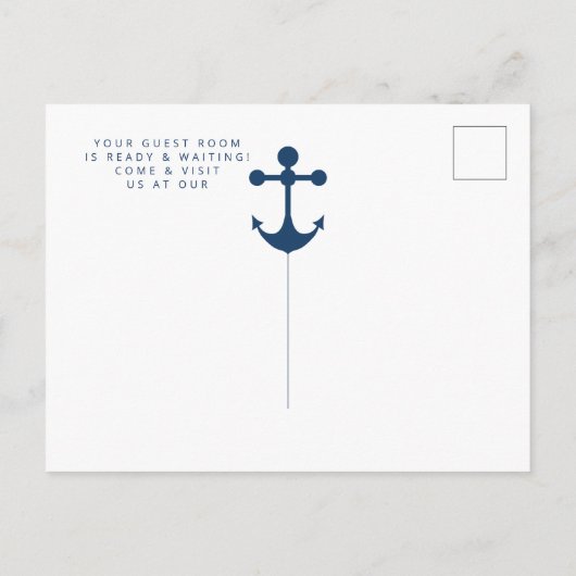 引っ越しました航海のいかりの移行発表 案内ポストカード (裏面)