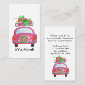 引っ越しました車 エンクロージャーカード (正面/裏面)