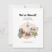 引っ越しました転居予告 (正面)