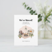 引っ越しました転居予告 (スタンド正面)