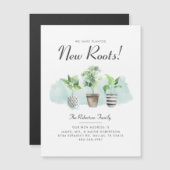 引っ越しました転居予告 (正面/裏面)