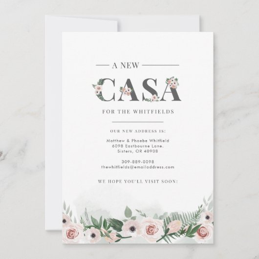 引っ越しました転居予告 (正面)