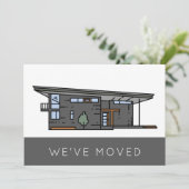 引っ越しました転居予告 (スタンド正面)